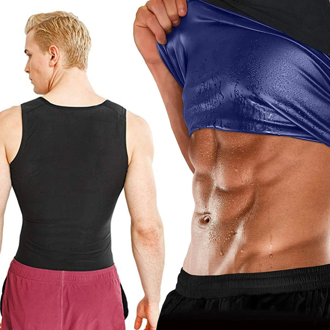 Intensify Your Workout: Men and Women Waist Trainer Neoprene Sauna Vest for Compression Fitness