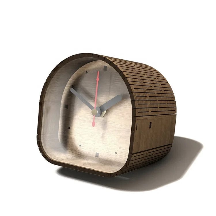 Distinctive on a Dime: Wooden Puzzle Clock - Stylish Decor without the Price Tag