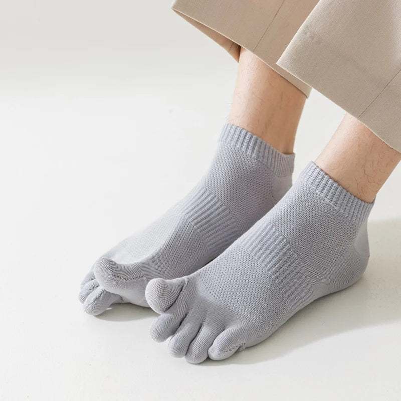 Unisex Five Finger Socks Bamboo: High Quality Men's Five Fingers Toe Cotton