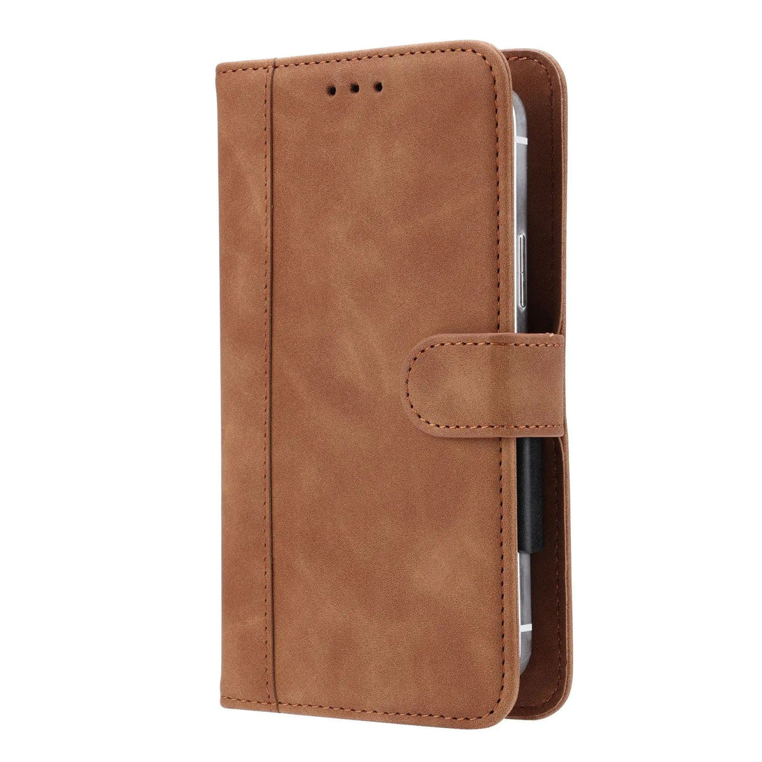 Secure Style Upgrade: Magnetic Flip Wallet with Credit Card Holder for Universal Smartphones