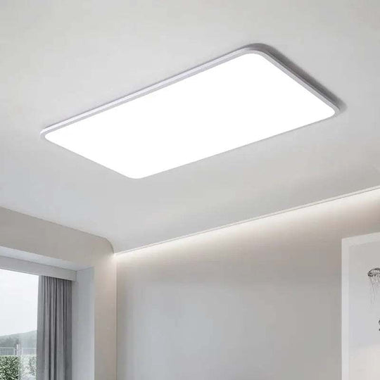 Modern Black Slim LED Ceiling Light - Ideal Home Lighting for Bedroom and Living Room Ceilings