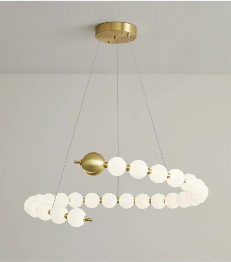 Chandelier glass ball pendant ceiling chandeliers sitting room light led lights for living room lamp