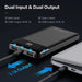 Mini Powerbank 10000mAh: Your Perfect Battery Boost with LED Indicator and Dual USB.