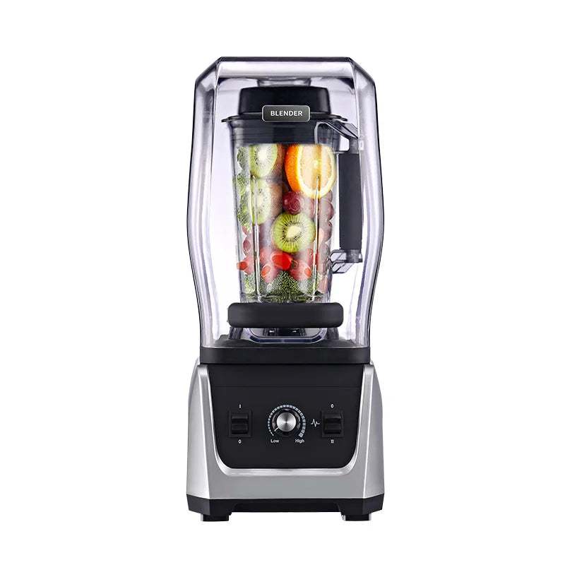 Soundproof Blender - Heavy-Duty Electric Blender with Sound Cover for Large Tasks