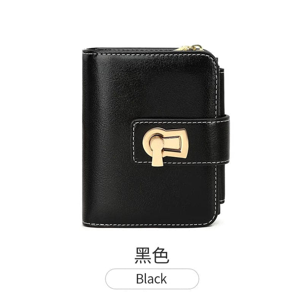 Secure Style Companion: Fashionable Vintage Wallet for Women with RFID Blocking and Coins Organizer