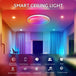 Smart Lighting, Modern Living: LED RGB Smart Ceiling Lights - APP Control for Living Room, Bedroom, and Hotel Spaces