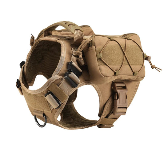 Manufacturer's 1000D Nylon Tactical Dog Harness for Large Pets