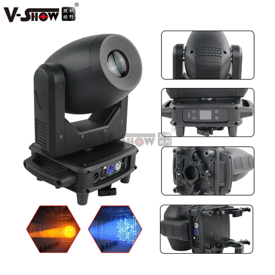 Dynamic Lightscapes: Elevate Your Event with V-Show DJ Stage Lights - 150W of Visual Brilliance