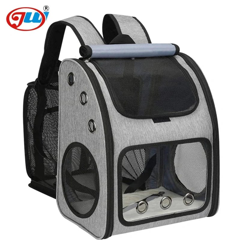 Fast Expandable Pet Carrier Backpack for Cats by Stock Storage - Airline Approved for Cats