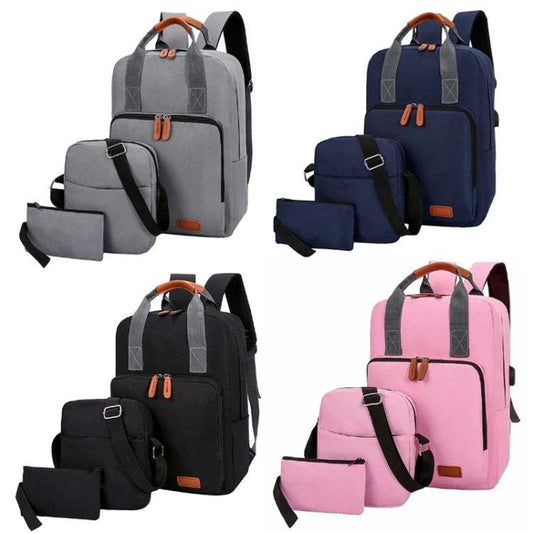 Travel Backpack, Student School Bag and Laptop Carrier – All-in-One Excellence: 3-in-1