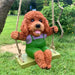 Playful Perfection: Hand-Painted Teddy Dog Resin Crafts, Not Easily Deformed