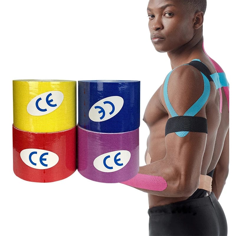Stay Strong, Stay Dry: Cotton Waterproof Athletic Sports Tape for Ultimate Muscle Support