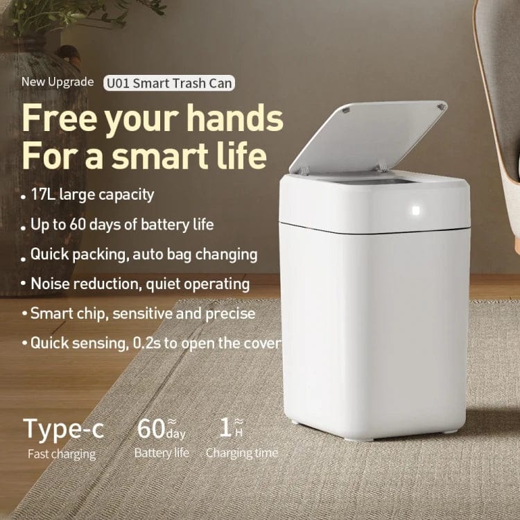 Smart and Stylish: Infrared Sensor One-Key Packing Trash Can for Modern Waste Solutions