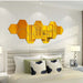 Mirror Magic: Creative Home Hexagon Mirror Wall Stickers for Artful Wall Decoration