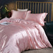 Manufacturer 19Momme Silk Bed Sheet Fitted Sheet Duvet Cover 4Pcs Bedding Set