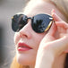 Cat Eye Round Polarized Sunglasses for Men and Women - Fashionable Shades for a Classic Look