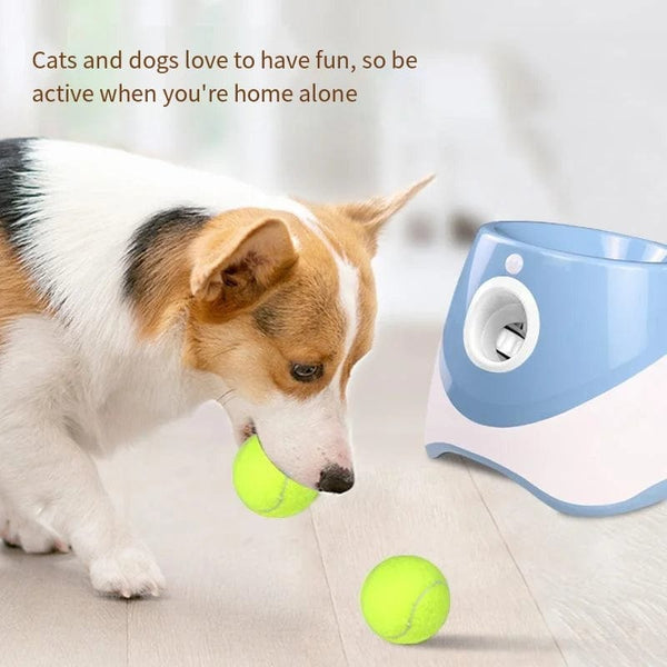 Electric Interactive Throwing Training Dog Fetch Toy Thrower Machine mini Tennis Automatic Dog Ball Launcher