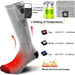 Stay Active, Stay Warm: Heated Thermal Sport Socks with Rechargeable Heating for Men and Women