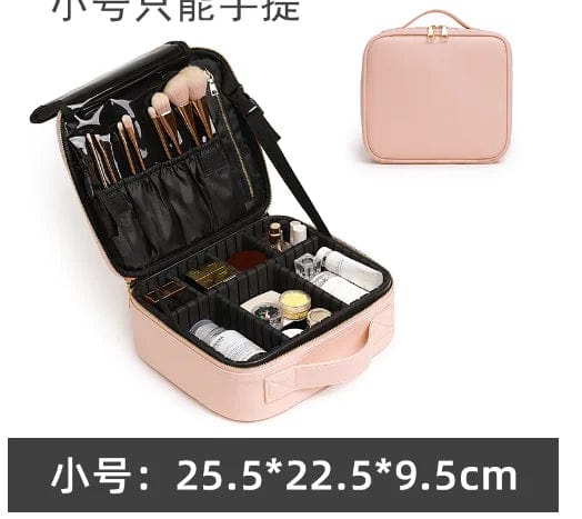 Effortless Beauty: Discover the Ultimate Portable Makeup Organizer with Adjustable Dividers