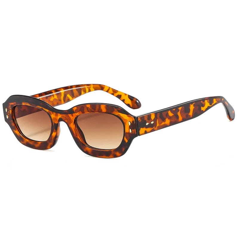 Superior Brand Promo Sunglasses: Retro Classic Sun Shades with Small Thick Rectangle Frames