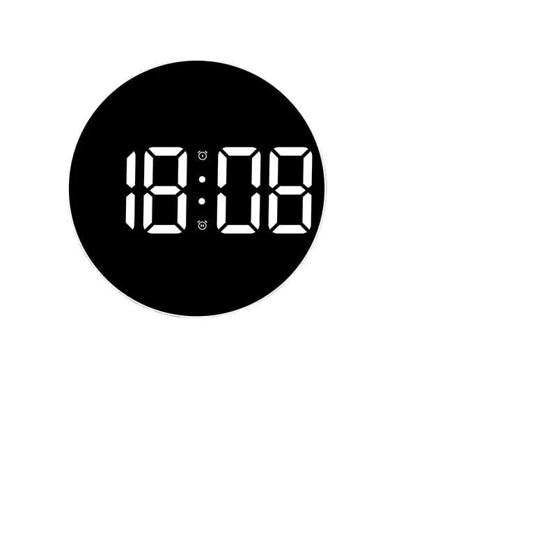 Modern Minimalist LED Digital Wall Clock: Enhance Home Decor with Calendar and Temperature Display