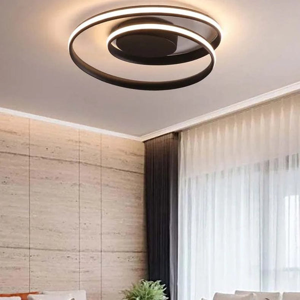 Contemporary Brilliance: Modern LED Ceiling Lamp - Acrylic Elegance for Your Living Spaces