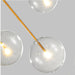 Balls Chandelier - Round Glass Hanging Light for Hotel and Dining Room Decor