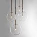 Balls Chandelier - Round Glass Hanging Light for Hotel and Dining Room Decor