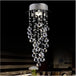 Contemporary Opulence: Luxury Modern K9 Crystal Ceiling Lights - Small Fixtures with Spiral Crystal Design