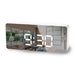 Ganxin Mirror Electronic Digital Alarm Clock: Wall Mounted with Thermometer, LED Night Light, and Travel Function