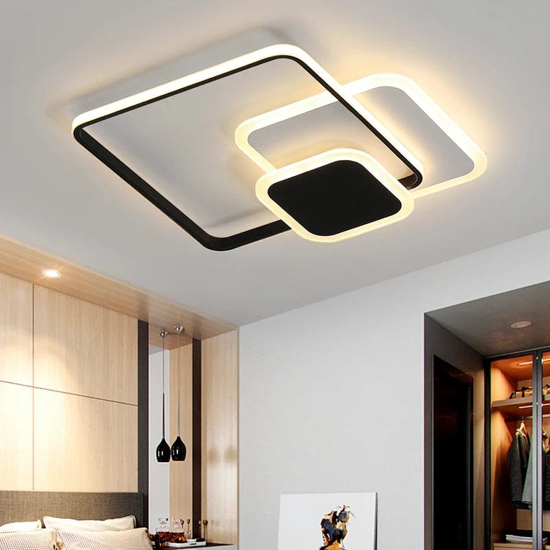 Effortless Elegance: Bedroom Ceiling Light - LED Lamp with Modern Style and High Light Transmittance Acrylic