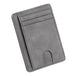 Rfid Anti-magnetic Card Holders: Leather Card Holder Wallet for men