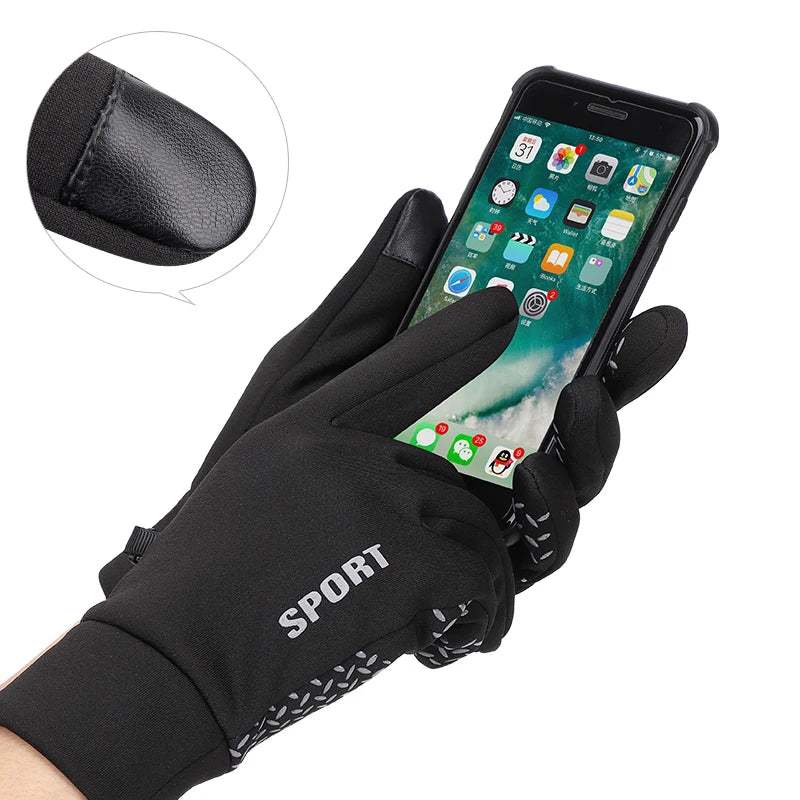 Winter Cycling Gloves for Men | Enhanced Grip | Waterproof & Touch Screen