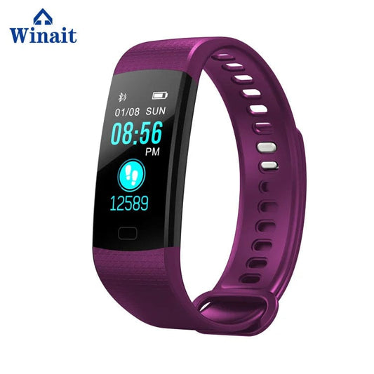 Waterproof Fitness Smart Band with Heart Rate and Blood Pressure Monitoring