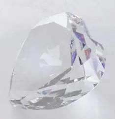 Symbol of Love: Heart Shaped Crystal Diamond for Unforgettable Wedding Moments