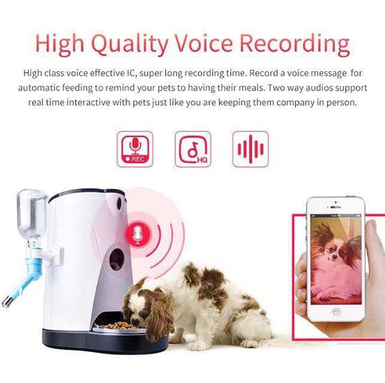 Revolutionize Pet Care with Our HD 960P WiFi Pet Video Monitor and Smart Feeder: Stay Connected and Keep Your Fur Babies Happy