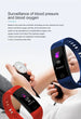 Waterproof Fitness Smart Band with Heart Rate and Blood Pressure Monitoring