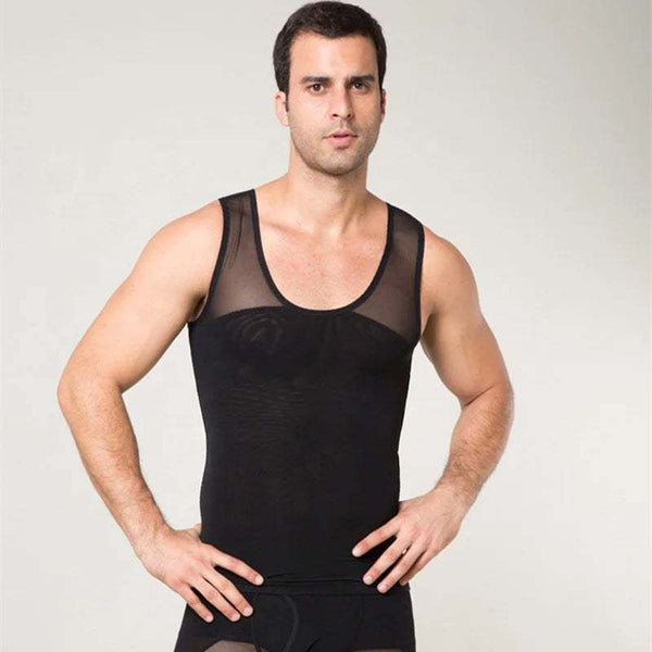 Confidence in Comfort: Slim Men's Compression Shirt for Gynecomastia Concealment