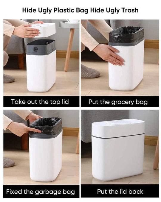 Mobility Meets Hygiene: Get Your Sensor Trash Can with Lid for Ultimate Waste Management