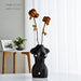 Sculptural Elegance: Creative Luxury Tall Ceramic Female Body Design Vase for Home Decoration