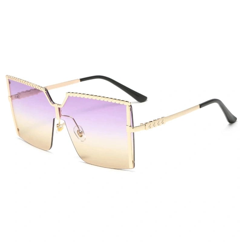 Fashion Sunglasses: Ladies' Metal UV400 Shades with Gradient Ocean Party Style