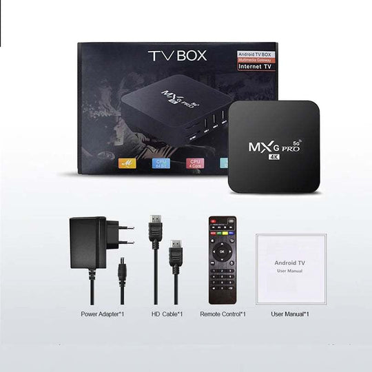 MXG PRO RK3229 Set Top TV Box - 1GB/8GB, 5G WiFi, Android 4K with 5G WiFi