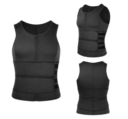 Men's Sauna Sweat Vest for Effective Weight Loss and Fat Burn - Sweat, Slim, Achieve