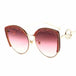 Fashion Luxury Ladies Cat Eye Diamond Shades Glasses Trendy Cateye Shiny Rhinestone Crystal Women Sunglasses 2021