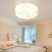 Luxurious Simplicity: Nordic Modern Iron LED Ceiling Lamp - Elegant Round Design for Bedroom and Living Room Ceiling Light