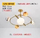 Glass Moon Pendant Ceiling Lamp - Modern Chandeliers for a Creative Living Space
