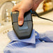 Travel Light and Wrinkle-Free: Handheld Folding Electric Travel Iron with Dry Steam.