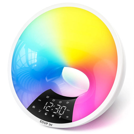 EDUP A90 Smart Sunrise Wake-Up Light Alarm Clock