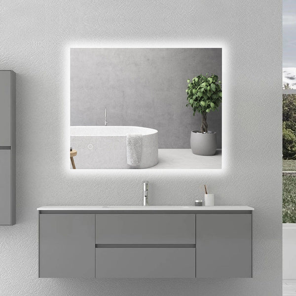 Smart Style, Durable Design: Waterproof LED Light Mirror - A Contemporary Upgrade for Your Bath