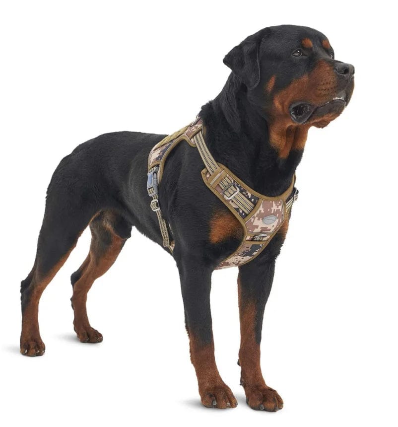 Adjustable Tactical Pet Vest Harness for Medium and Large Dogs